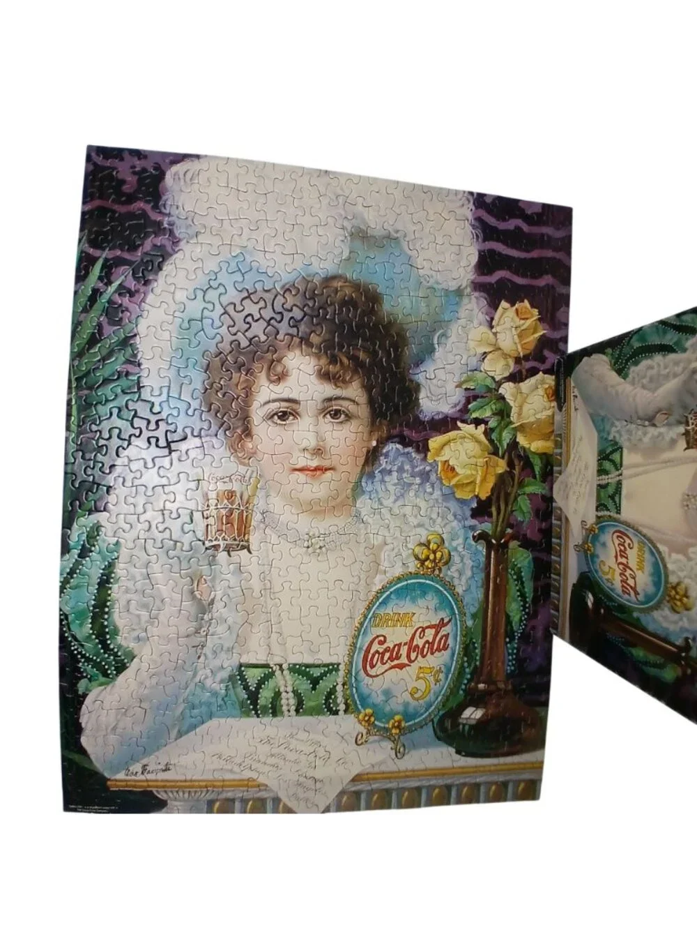 VTG Springbok Coca-Cola 500+ Puzzle Old Fashioned Girl PLZ4114 18